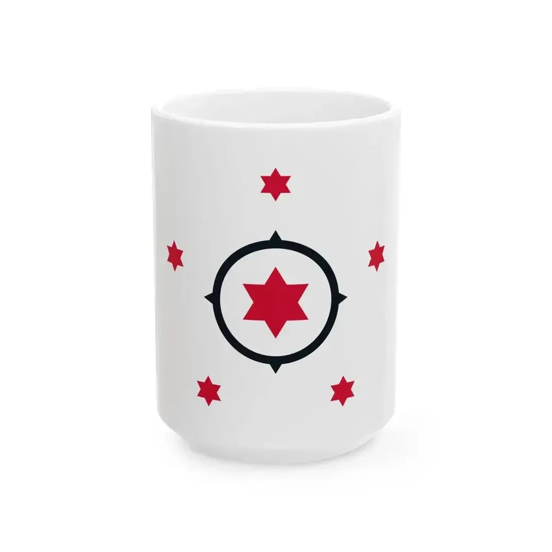 Flag of Antriol Bonaire Netherlands (Netherlands) White Coffee Mug 15oz - Go Mug Yourself