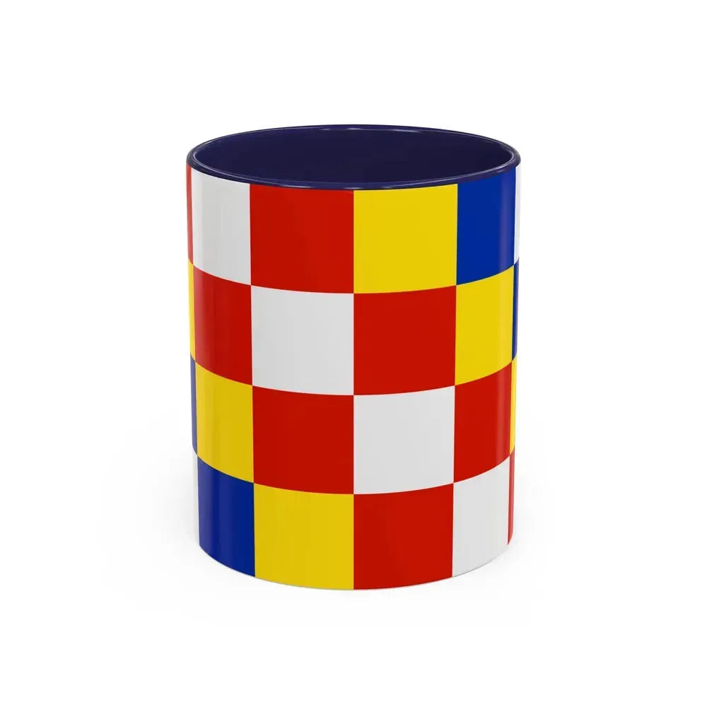 Flag of Antwerp Belgium - Accent Coffee Mug 11oz Navy - Go Mug Yourself