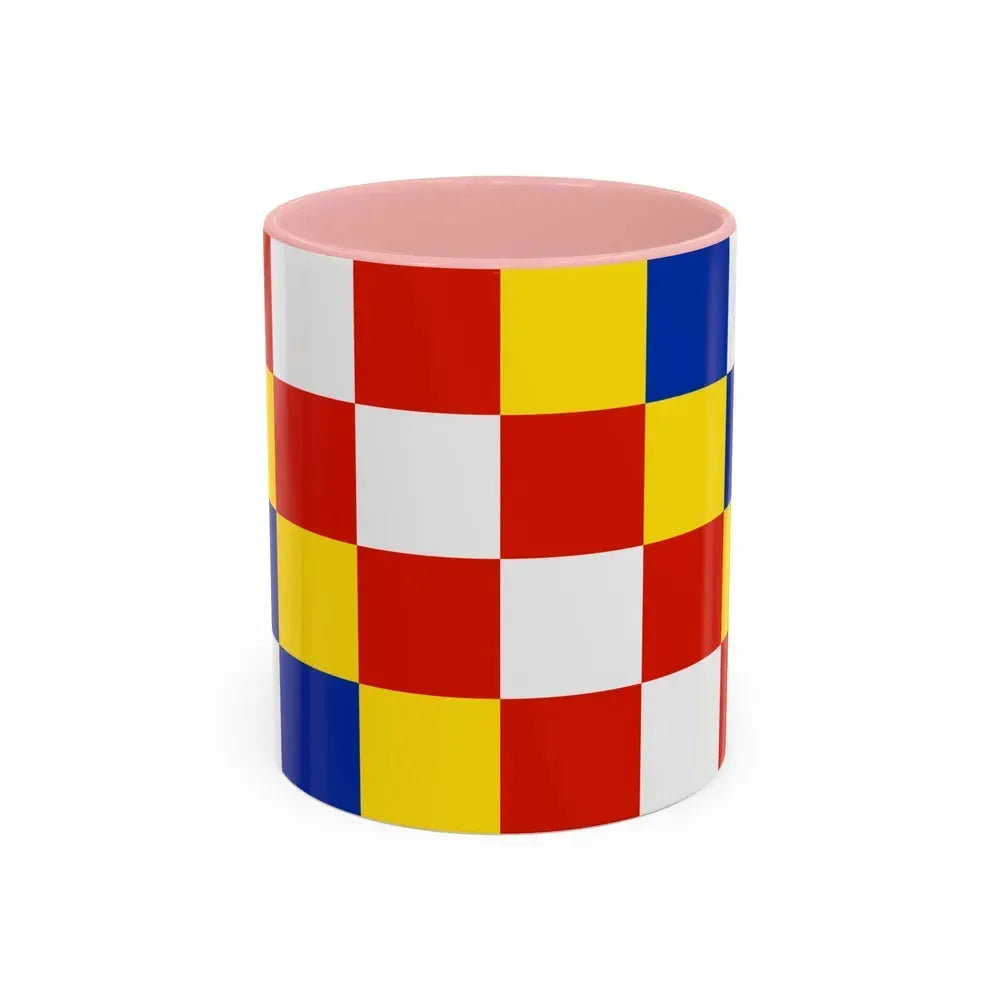 Flag of Antwerp Belgium - Accent Coffee Mug 11oz Pink - Go Mug Yourself