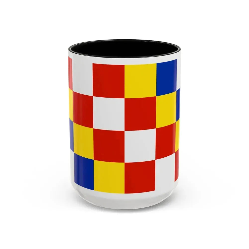Flag of Antwerp Belgium - Accent Coffee Mug 15oz Black - Go Mug Yourself