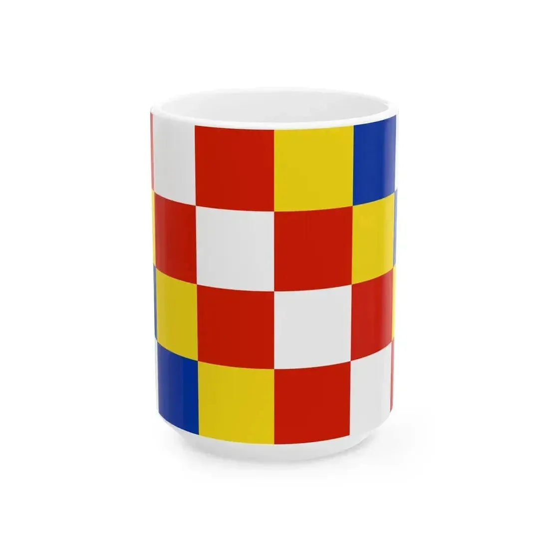 Flag of Antwerp (Belgium) White Coffee Mug 15oz - Go Mug Yourself