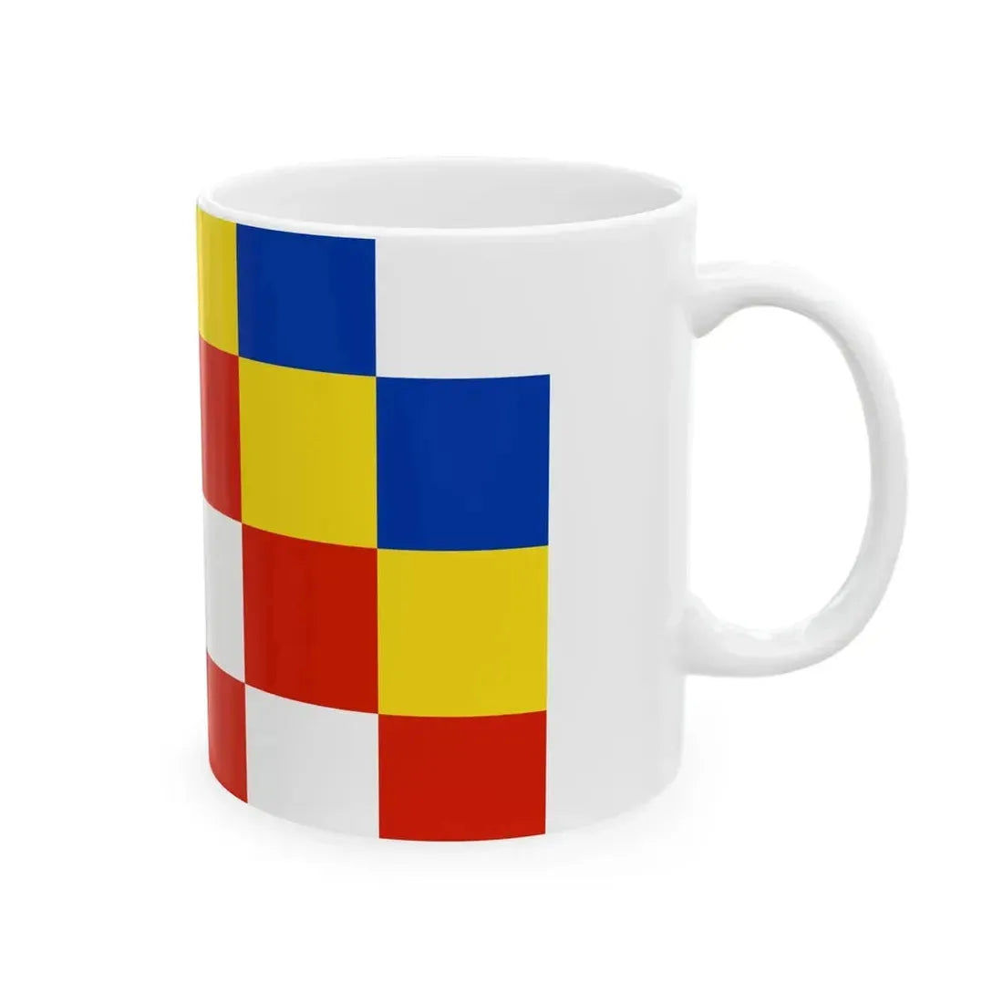 Flag of Antwerp (Belgium) White Coffee Mug - Go Mug Yourself
