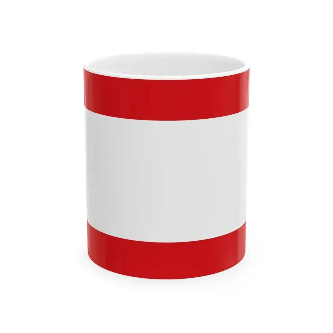 Flag of Antwerp City (Belgium) White Coffee Mug 11oz - Go Mug Yourself