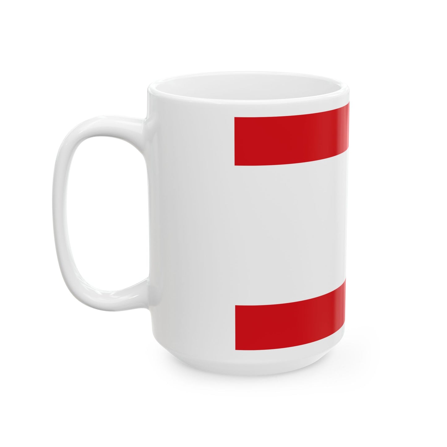 Flag of Antwerp City (Belgium) White Coffee Mug-Go Mug Yourself
