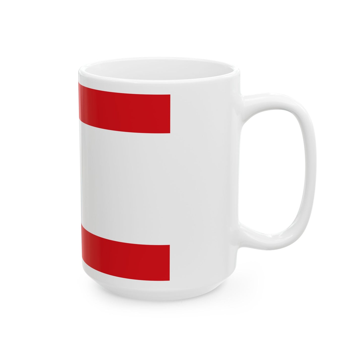 Flag of Antwerp City (Belgium) White Coffee Mug-Go Mug Yourself