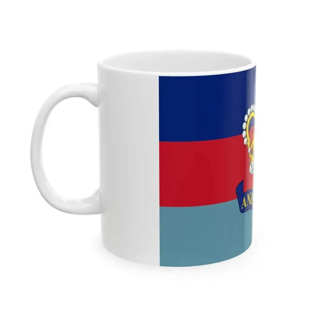 Flag of ANZUK (Australia) White Coffee Mug - Go Mug Yourself