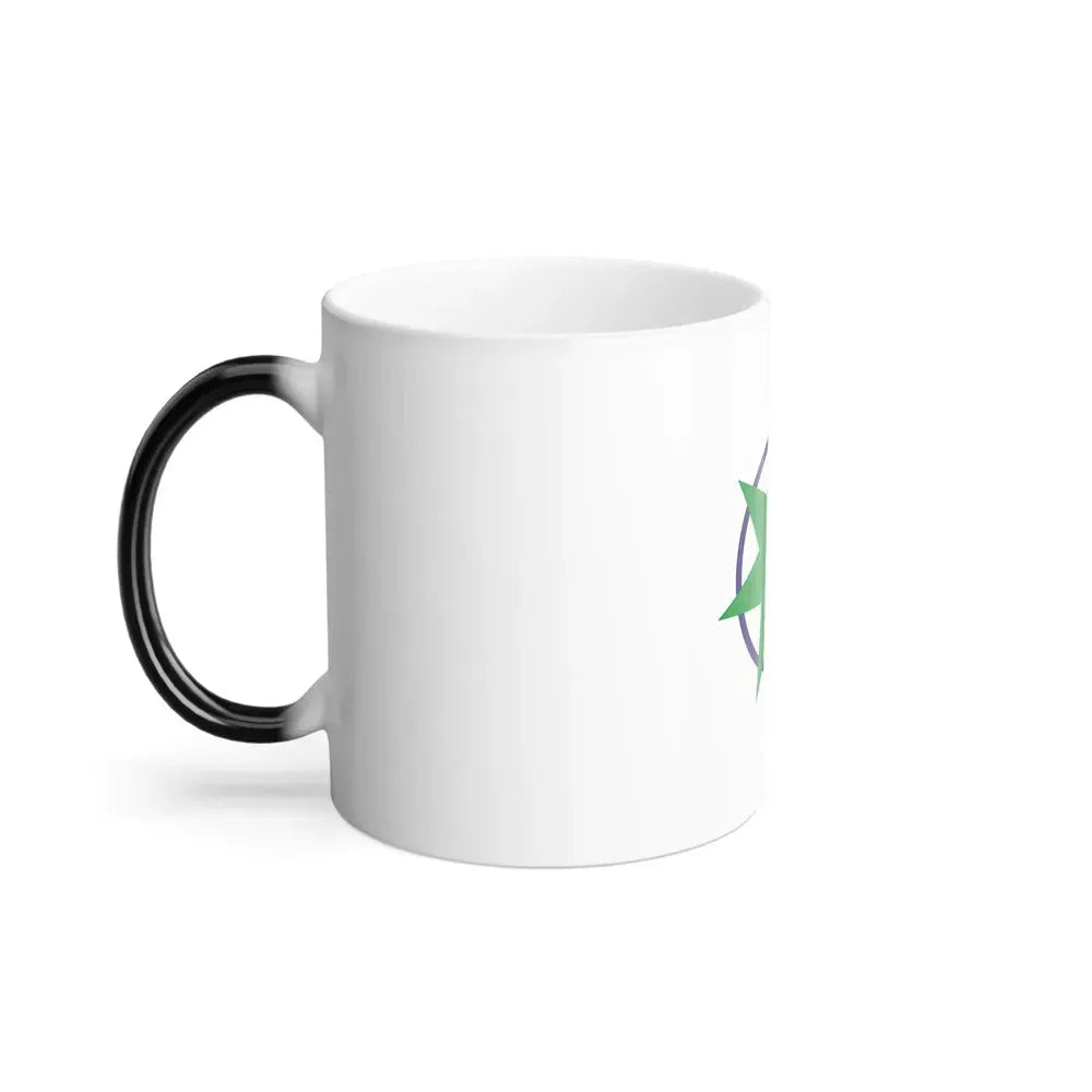 Flag of Aomori Aomori Japan - Color Changing Coffee Mug - Go Mug Yourself