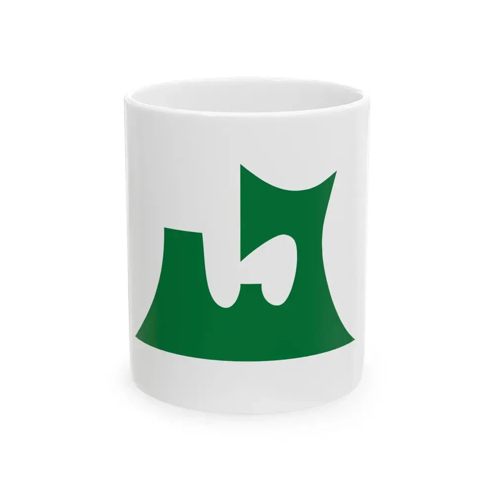 Flag of Aomori Prefecture Japan - White Coffee Mug 11oz - Go Mug Yourself