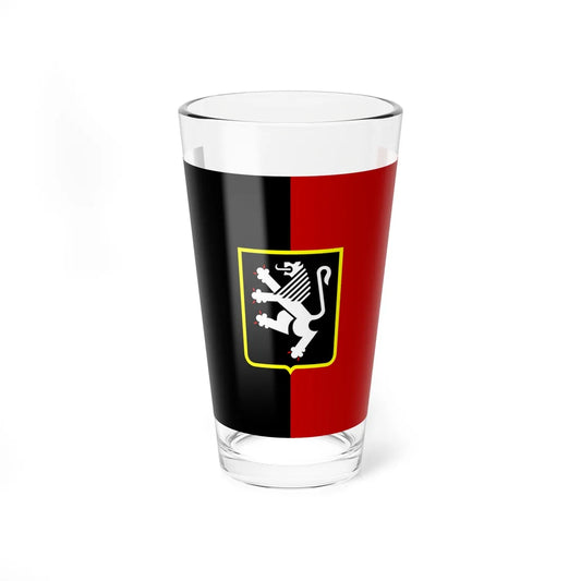 Flag of Aosta Valley Variant (Italy) Pint Glass 16oz 16oz - Go Mug Yourself