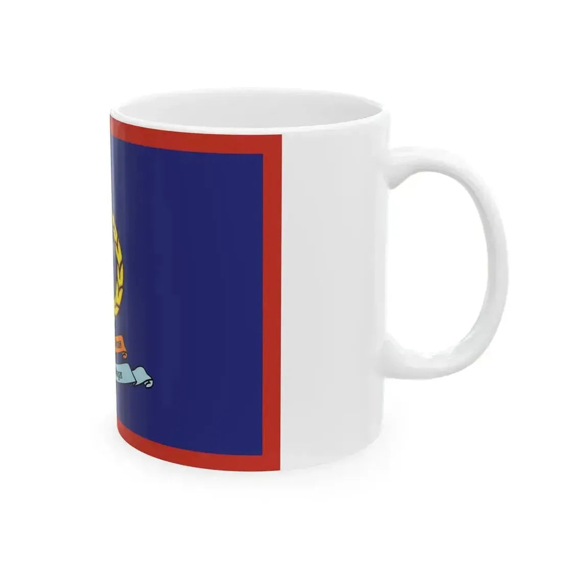 Flag of APF Nepal - No. 1 Baraha Brigade (Nepal) White Coffee Mug - Go Mug Yourself