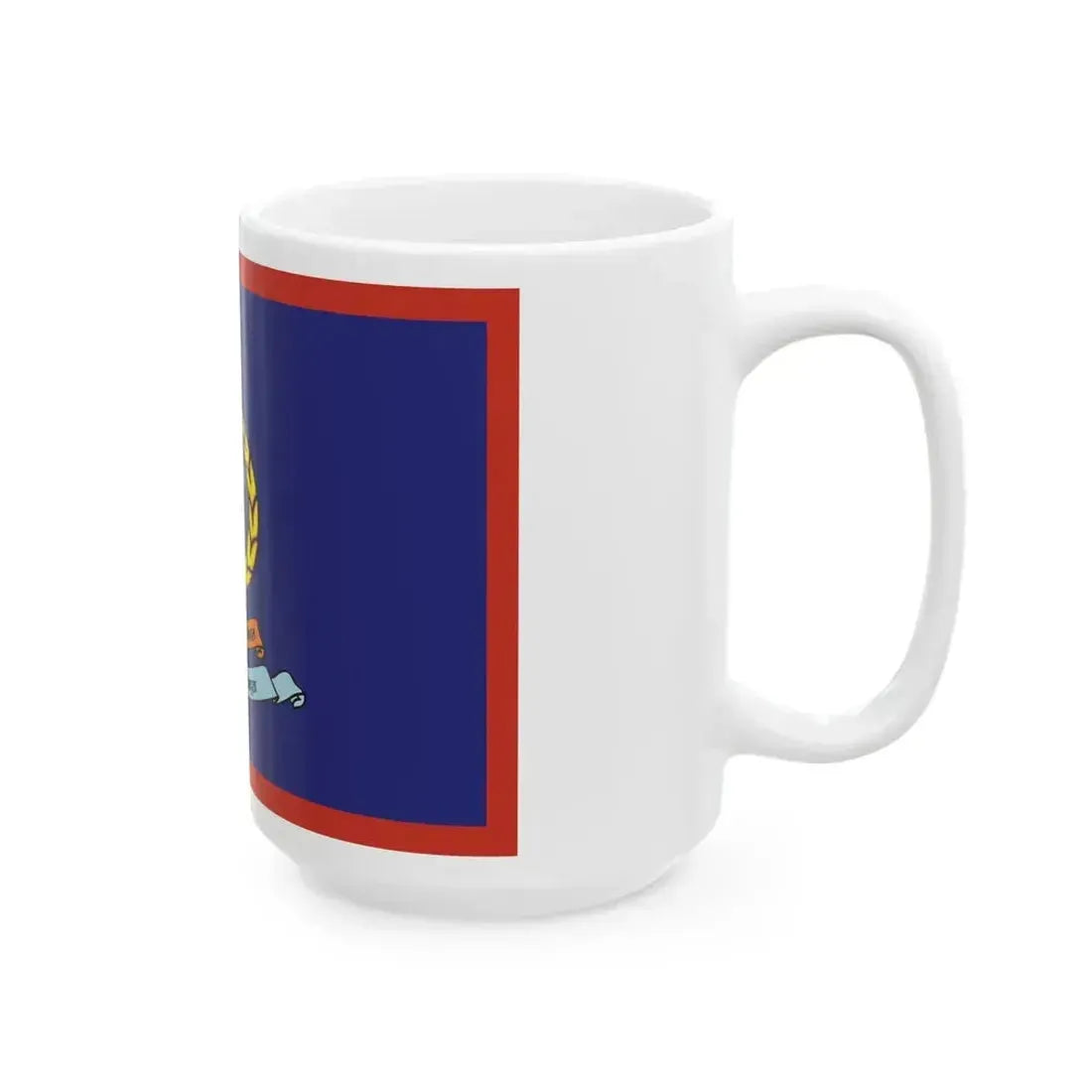 Flag of APF Nepal - No. 1 Baraha Brigade (Nepal) White Coffee Mug - Go Mug Yourself