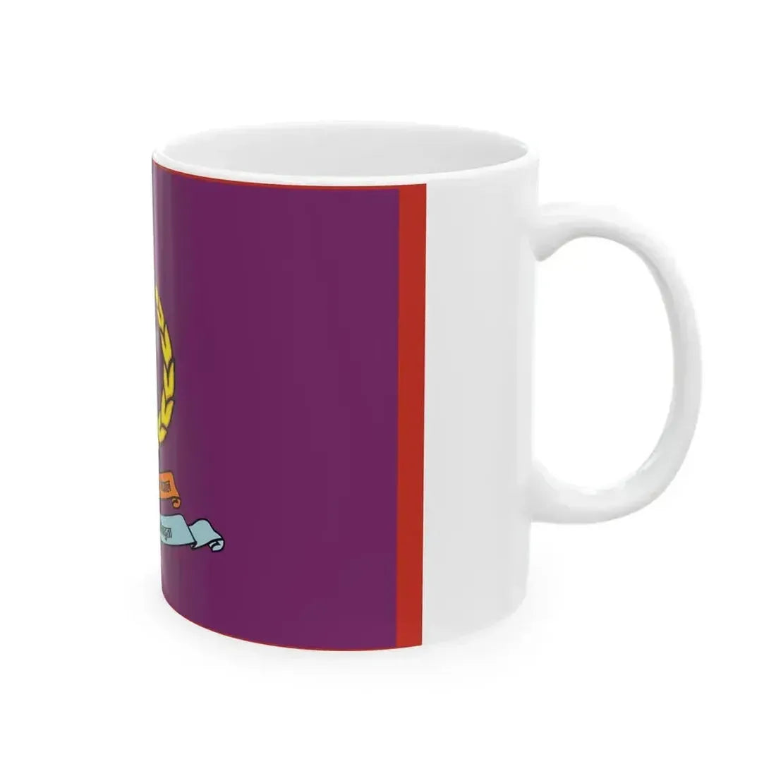 Flag of APF Nepal - No. 3 Gadhimai Brigade (Nepal) White Coffee Mug - Go Mug Yourself