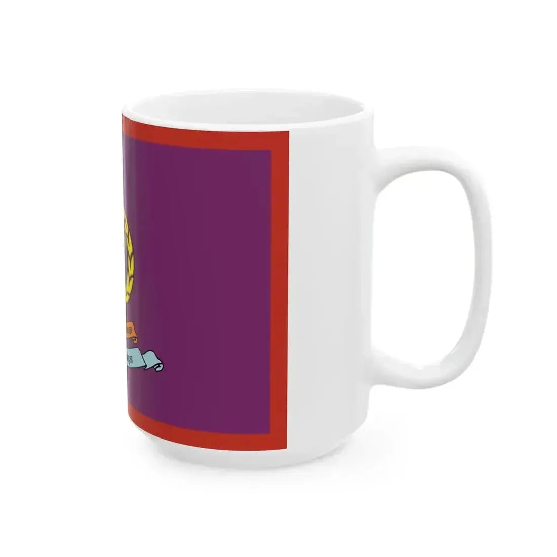 Flag of APF Nepal - No. 3 Gadhimai Brigade (Nepal) White Coffee Mug - Go Mug Yourself