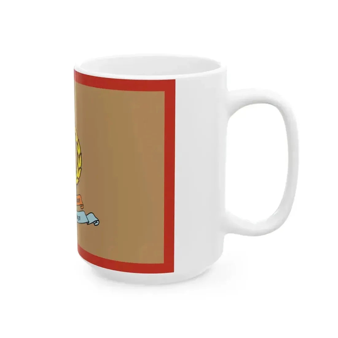 Flag of APF Nepal - No. 5 Bindabasini Brigade (Nepal) White Coffee Mug - Go Mug Yourself