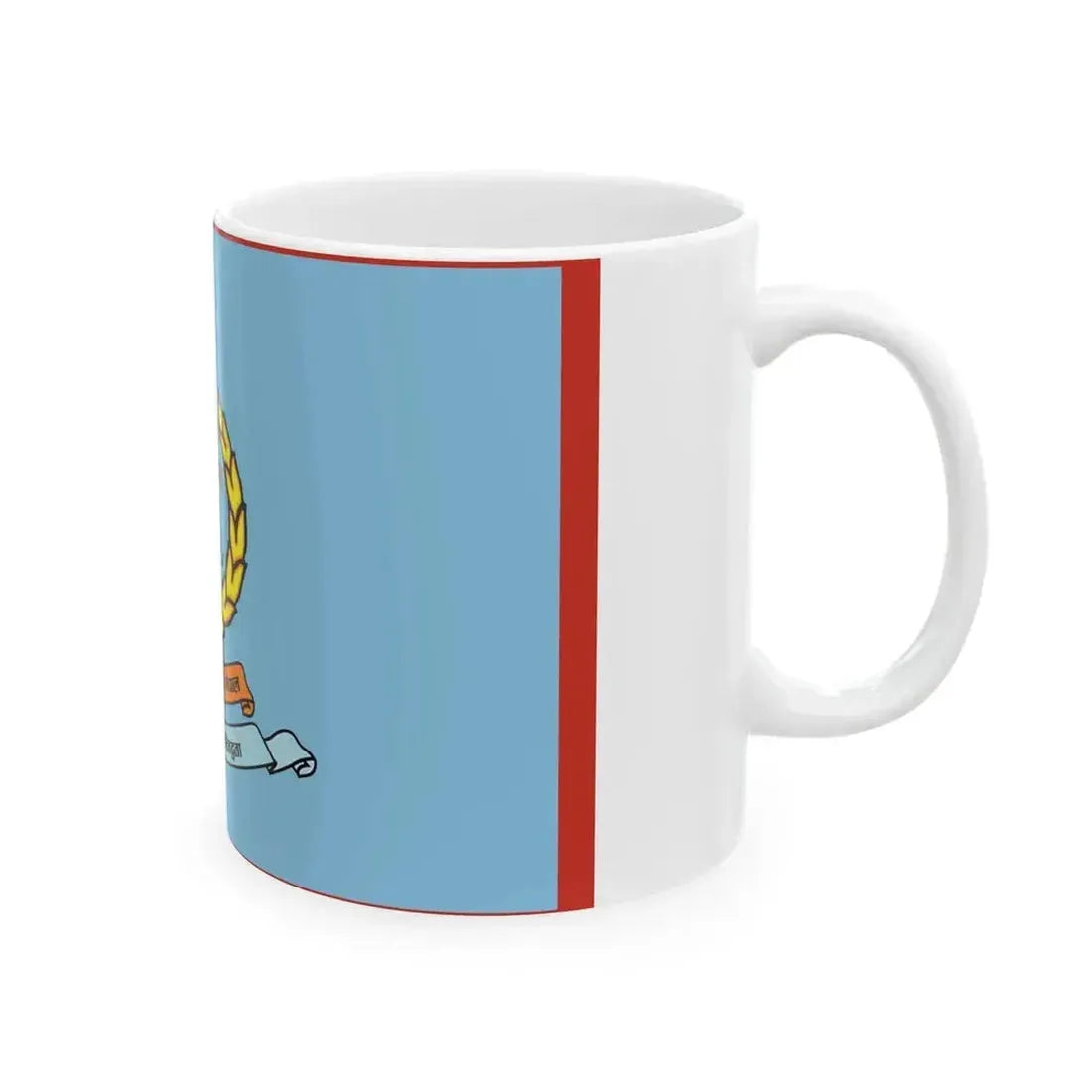 Flag of APF Nepal - No. 6 Maheshwori Brigade (Nepal) White Coffee Mug - Go Mug Yourself