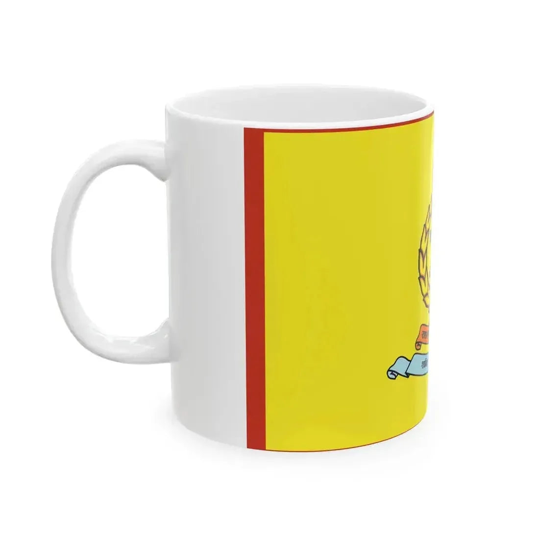 Flag of APF Nepal - No. 7 Baiddhanath Brigade (Nepal) White Coffee Mug - Go Mug Yourself