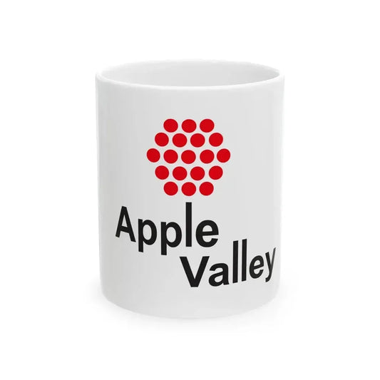 Flag of Apple Valley Minnesota (United States) White Coffee Mug 11oz - Go Mug Yourself