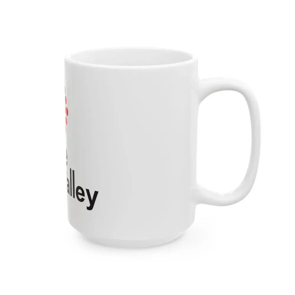 Flag of Apple Valley Minnesota (United States) White Coffee Mug - Go Mug Yourself