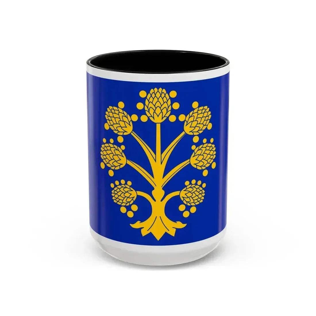 Flag of Appleby in Westmorland UK - Accent Coffee Mug 15oz Black - Go Mug Yourself