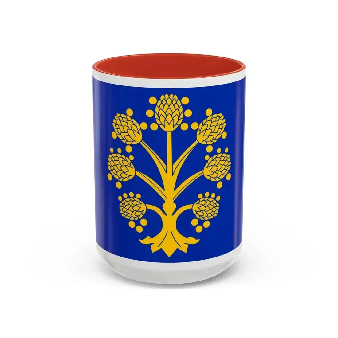 Flag of Appleby in Westmorland UK - Accent Coffee Mug 15oz Red - Go Mug Yourself