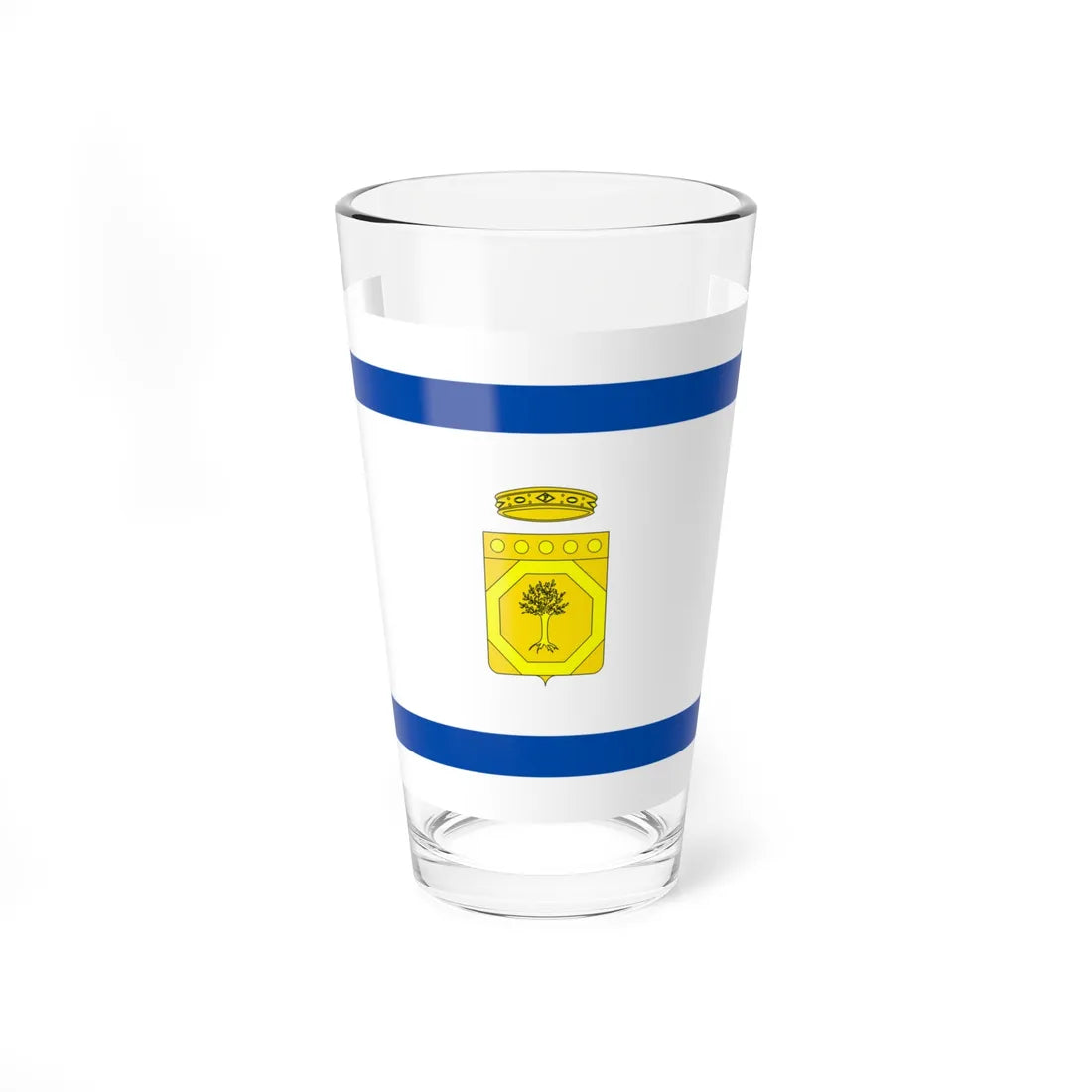 Flag of Apulia 1998-2002 (Italy) Pint Glass 16oz 16oz - Go Mug Yourself