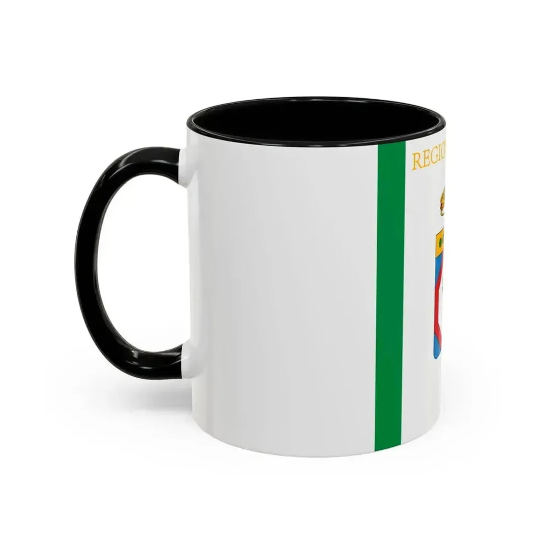 Flag of Apulia Italy - Accent Coffee Mug - Go Mug Yourself