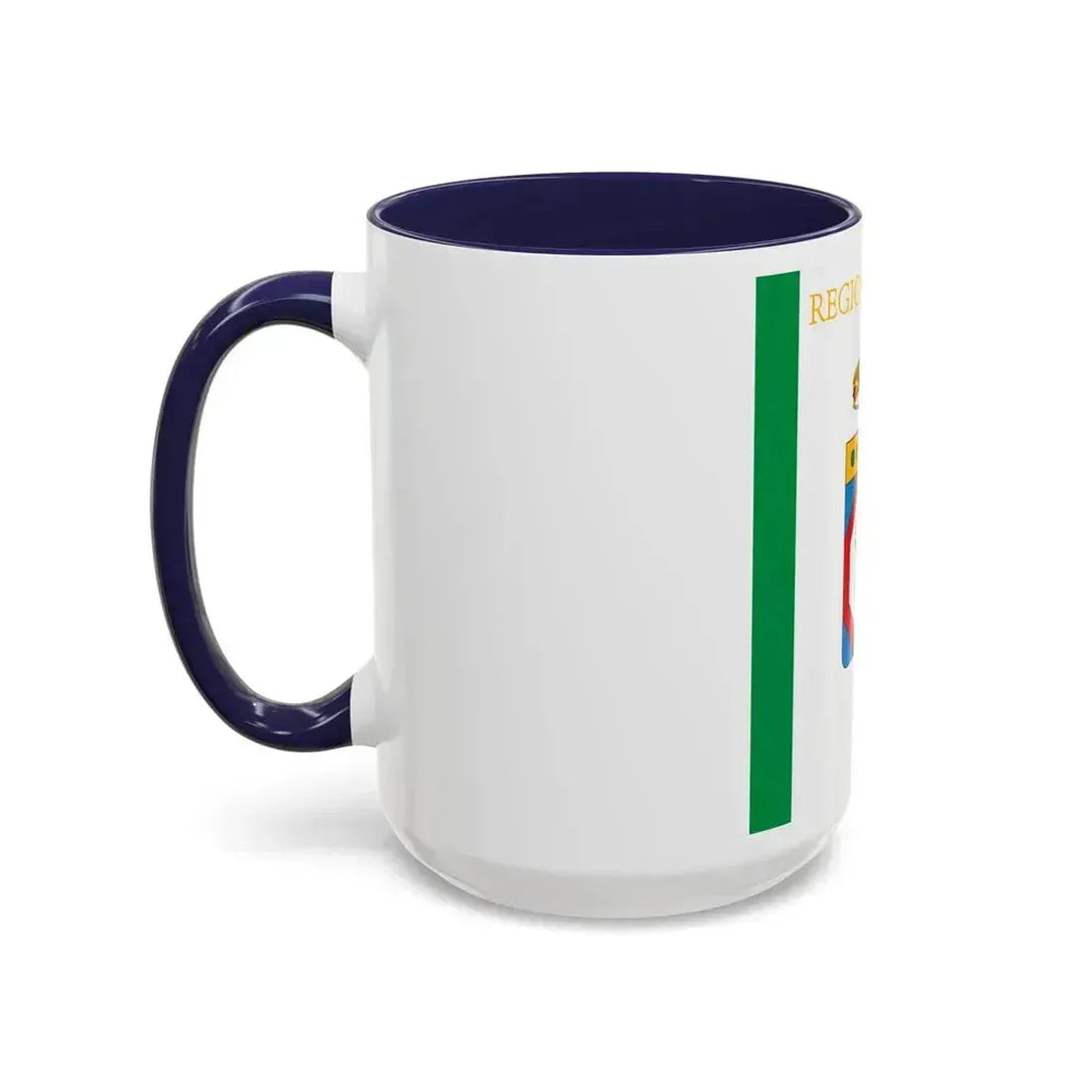 Flag of Apulia Italy - Accent Coffee Mug - Go Mug Yourself