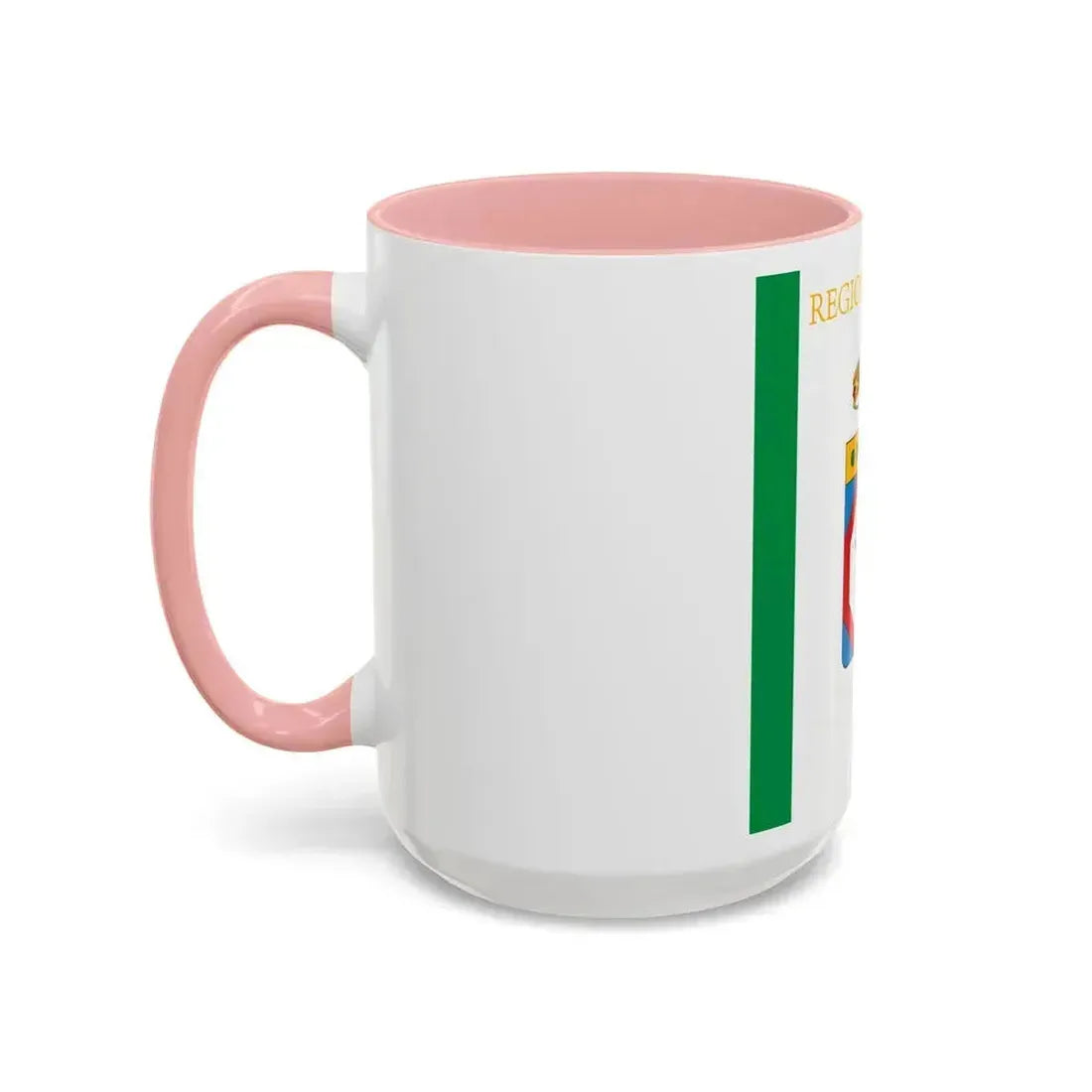 Flag of Apulia Italy - Accent Coffee Mug - Go Mug Yourself