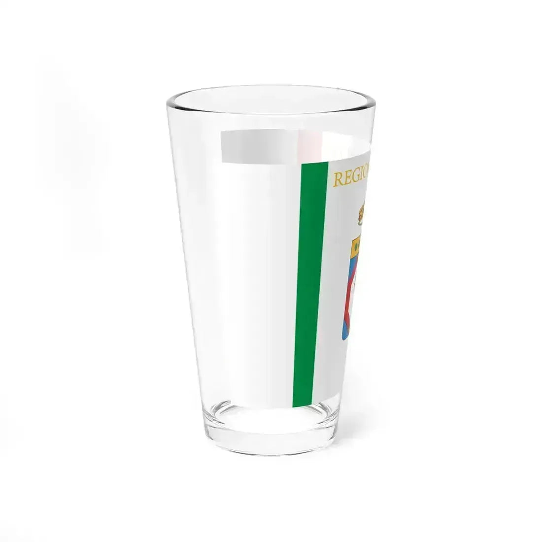 Flag of Apulia (Italy) Pint Glass 16oz - Go Mug Yourself