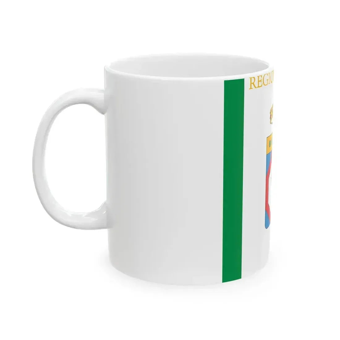 Flag of Apulia (Italy) White Coffee Mug - Go Mug Yourself