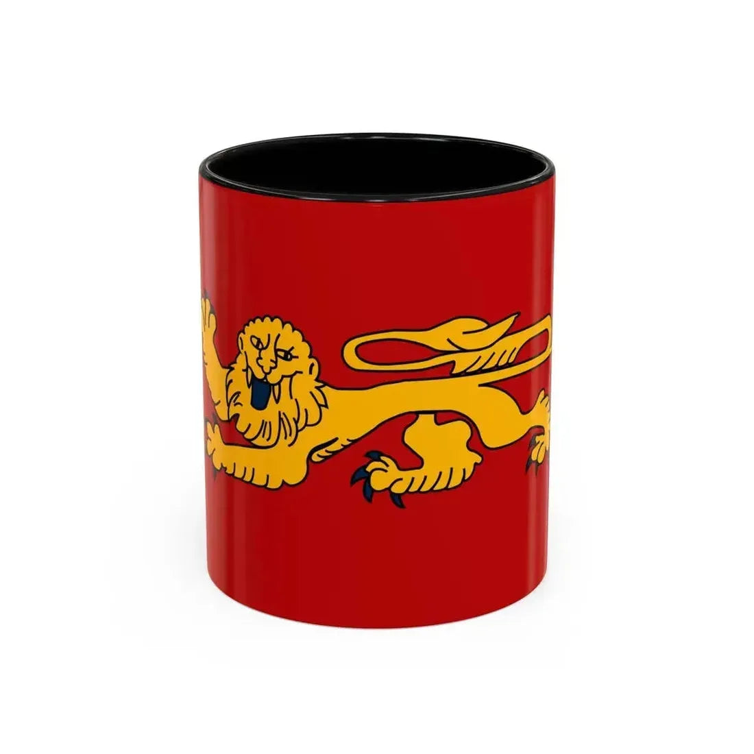 Flag of Aquitaine France - Accent Coffee Mug 11oz Black - Go Mug Yourself