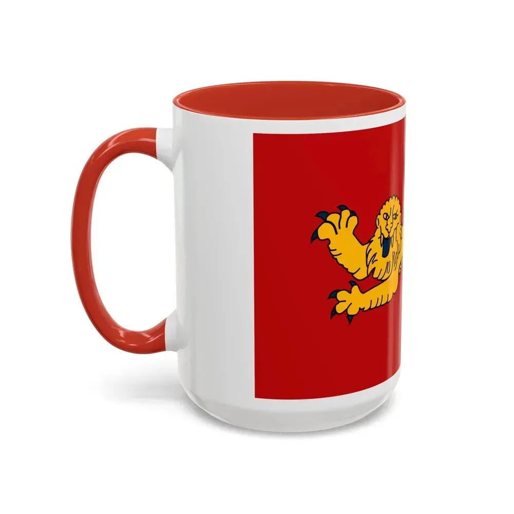 Flag of Aquitaine France - Accent Coffee Mug - Go Mug Yourself