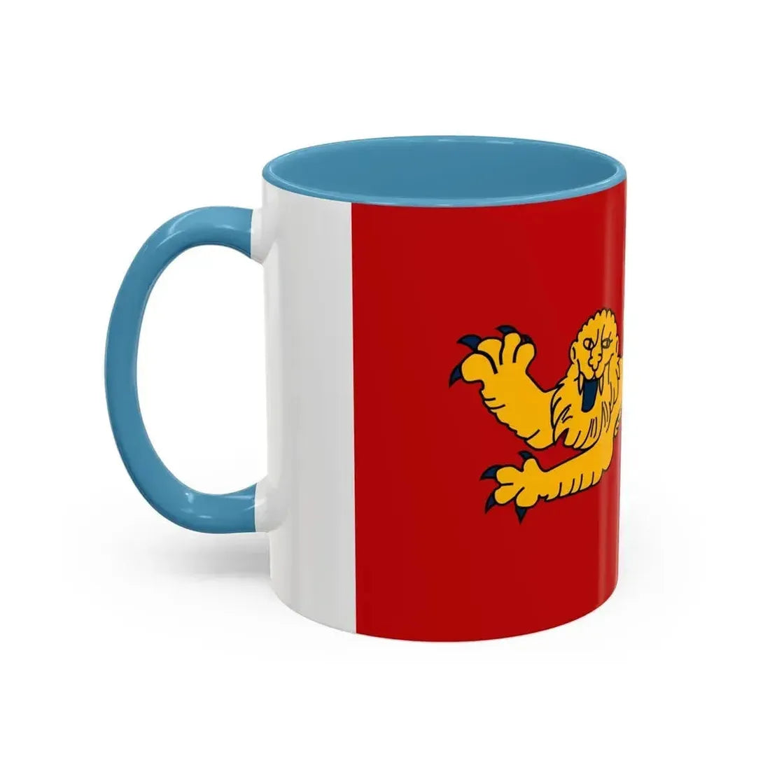 Flag of Aquitaine France - Accent Coffee Mug - Go Mug Yourself