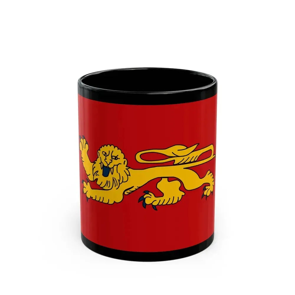 Flag of Aquitaine France - Black Coffee Mug 11oz - Go Mug Yourself