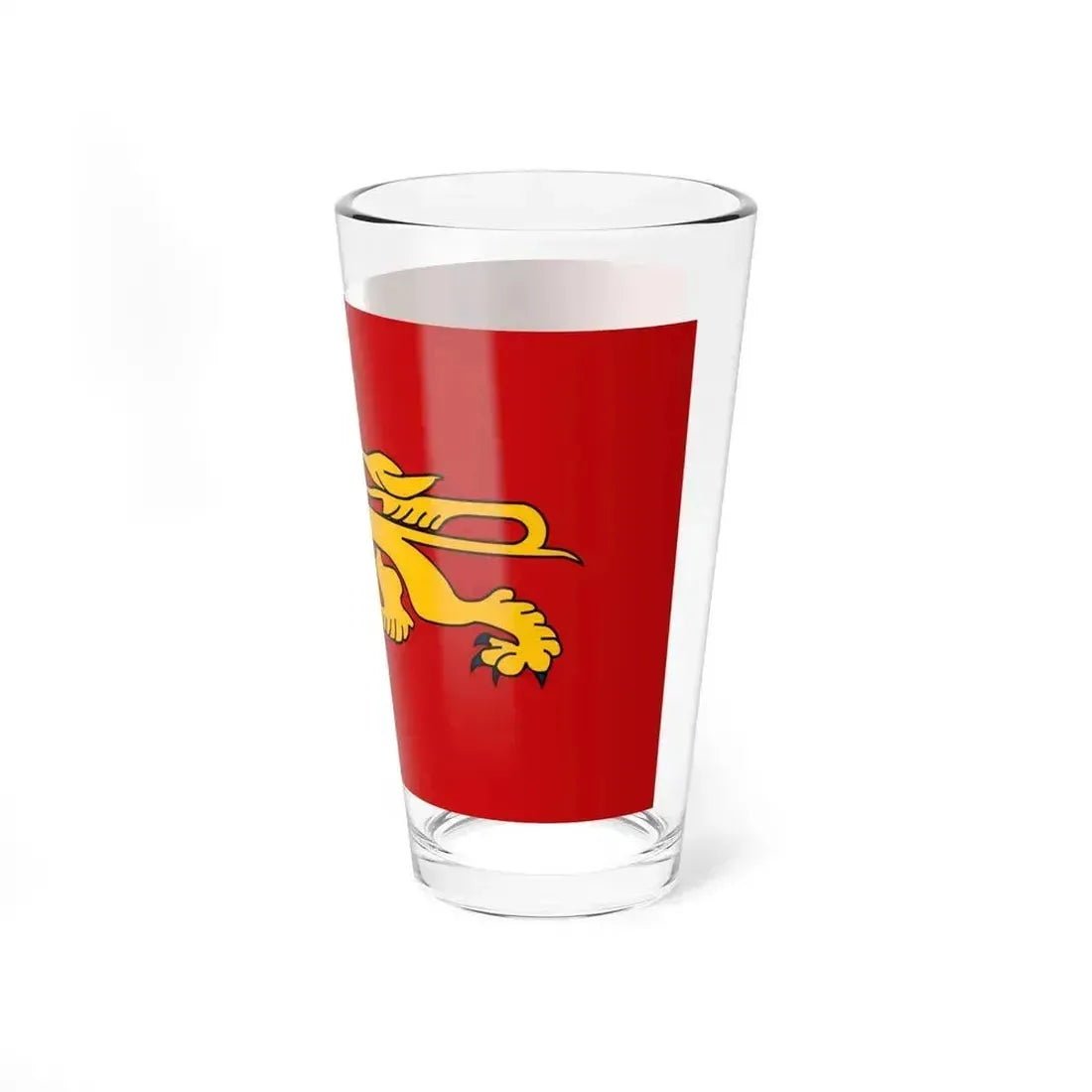 Flag of Aquitaine France - Pint Glass 16oz - Go Mug Yourself