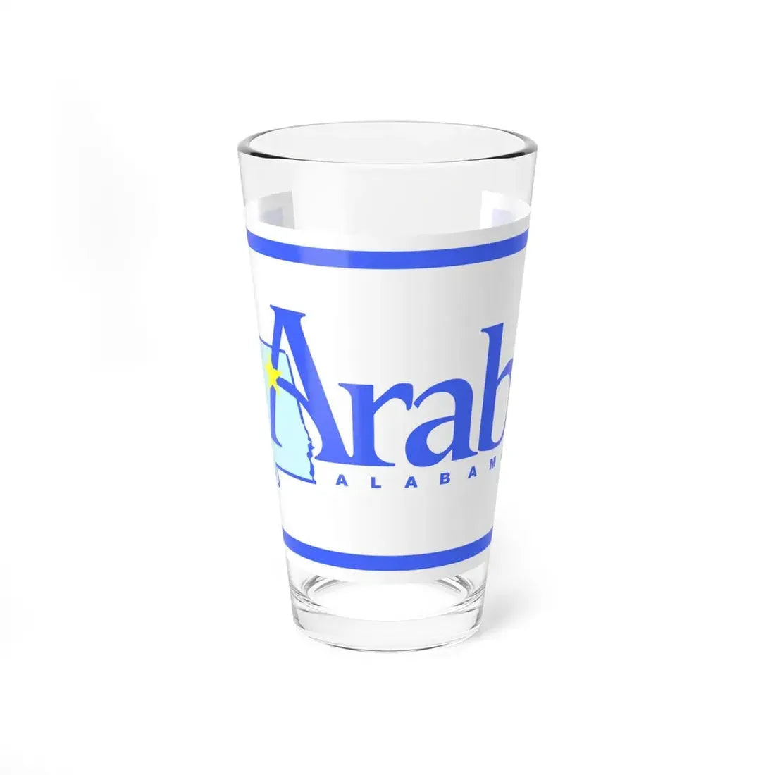 Flag of Arab Alabama (United States) Pint Glass 16oz 16oz - Go Mug Yourself