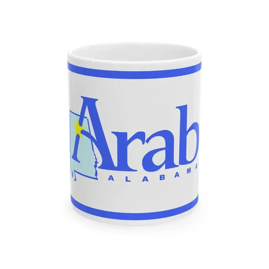 Flag of Arab Alabama (United States) White Coffee Mug 11oz - Go Mug Yourself