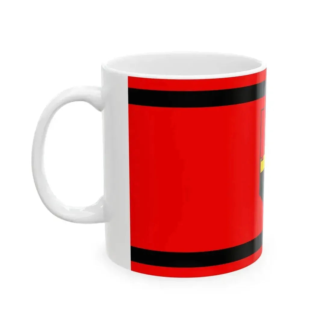 Flag of Aracinovo Municipality North Macedonia (North Macedonia) White Coffee Mug - Go Mug Yourself