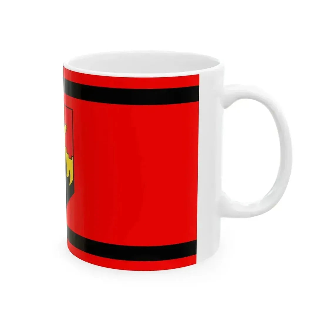 Flag of Aracinovo Municipality North Macedonia (North Macedonia) White Coffee Mug - Go Mug Yourself