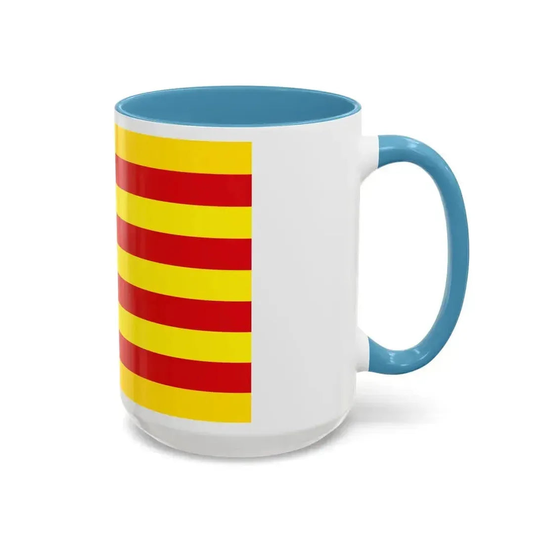 Flag of Aragon Spain - Accent Coffee Mug - Go Mug Yourself