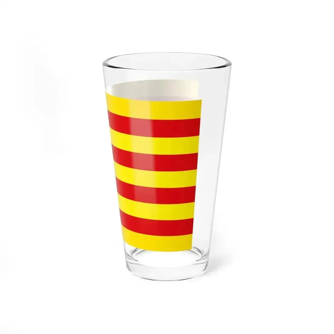Flag of Aragon Spain - Pint Glass 16oz - Go Mug Yourself