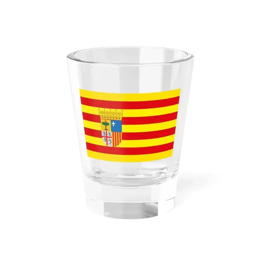 Flag of Aragon Spain - Shot Glass 1.5oz 1.5oz - Go Mug Yourself