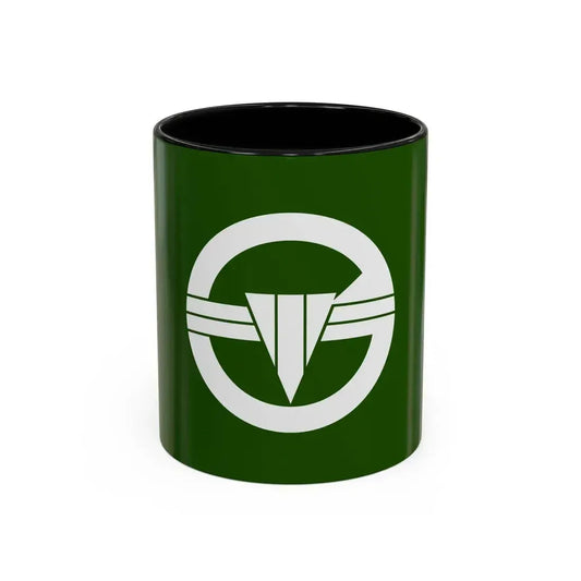 Flag of Arakawa Tokyo Japan - Accent Coffee Mug 11oz Black - Go Mug Yourself