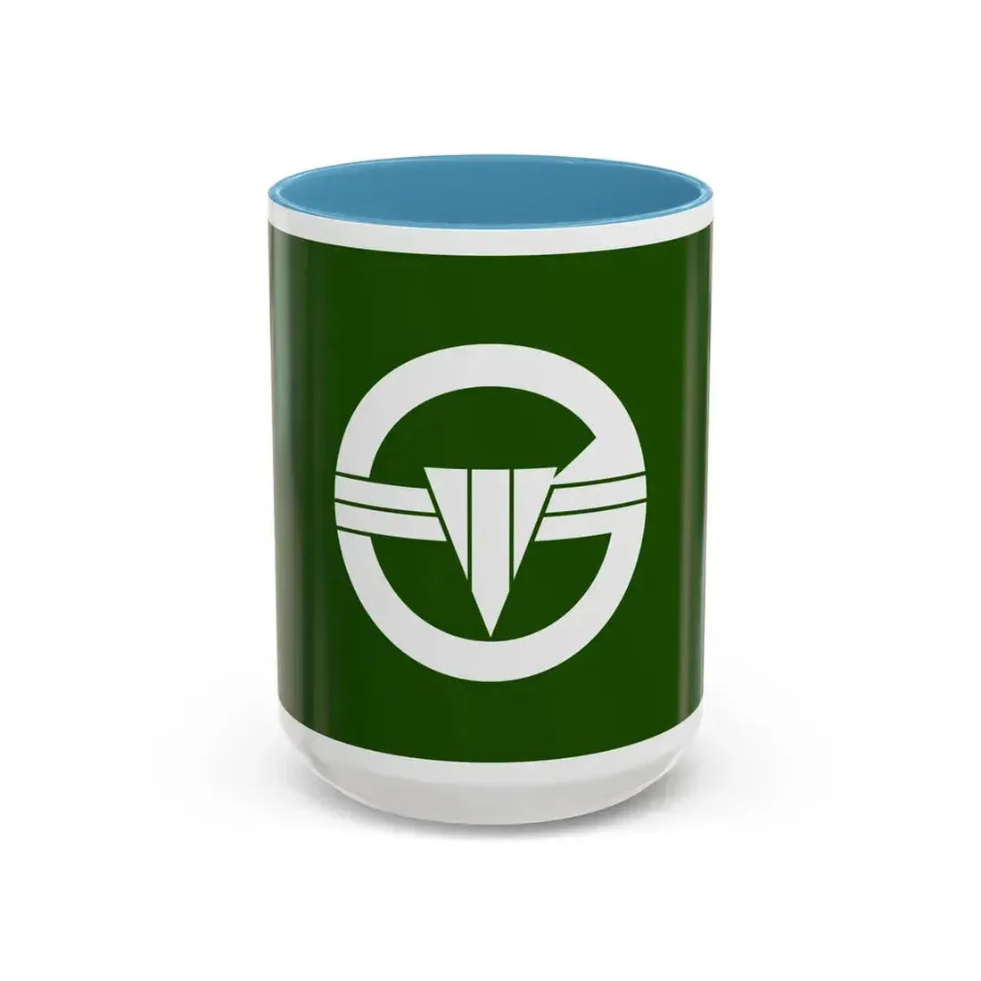 Flag of Arakawa Tokyo Japan - Accent Coffee Mug 15oz Light Blue - Go Mug Yourself
