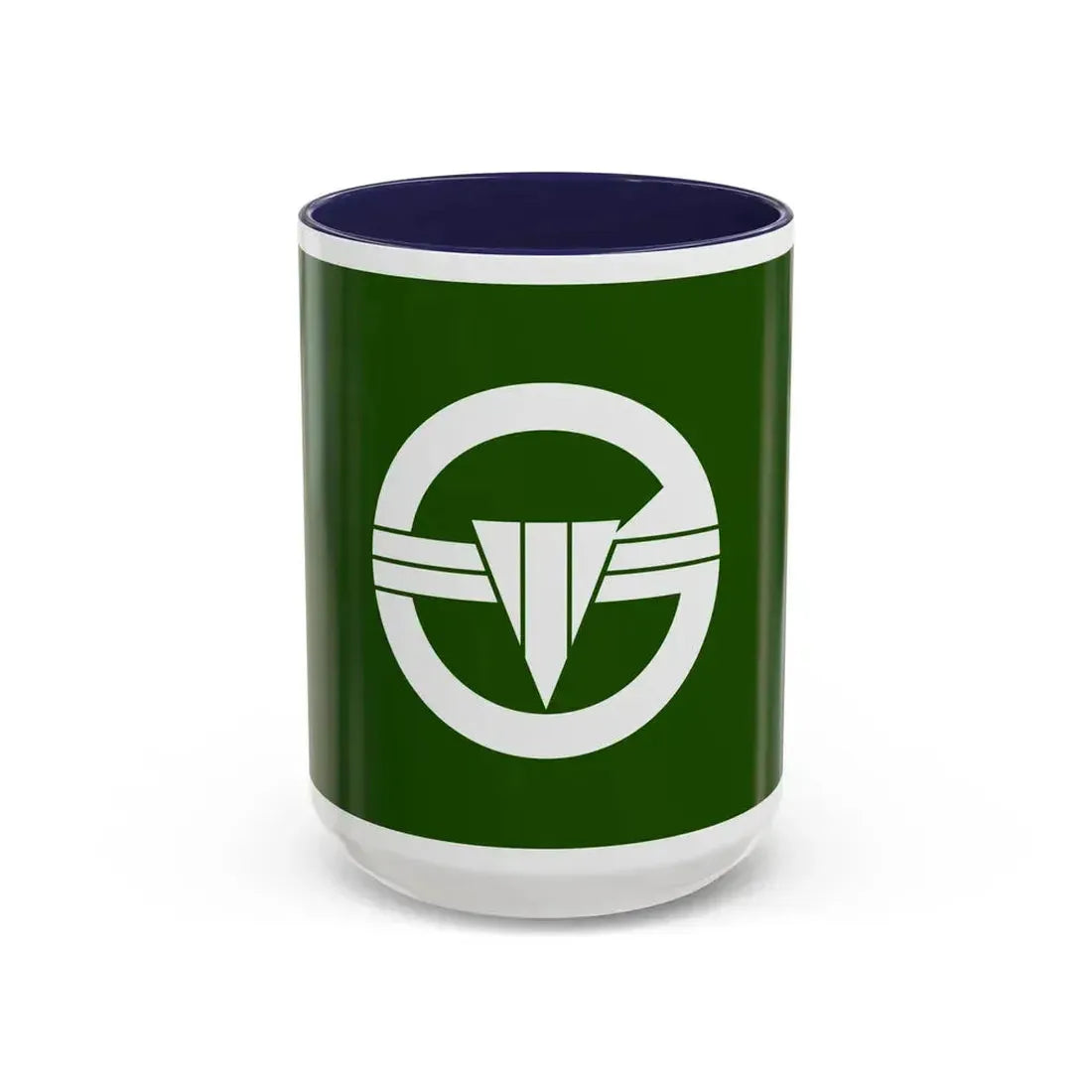 Flag of Arakawa Tokyo Japan - Accent Coffee Mug 15oz Navy - Go Mug Yourself