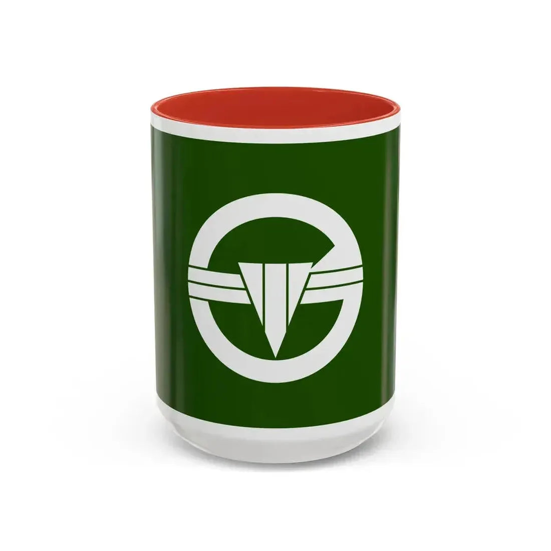 Flag of Arakawa Tokyo Japan - Accent Coffee Mug 15oz Red - Go Mug Yourself