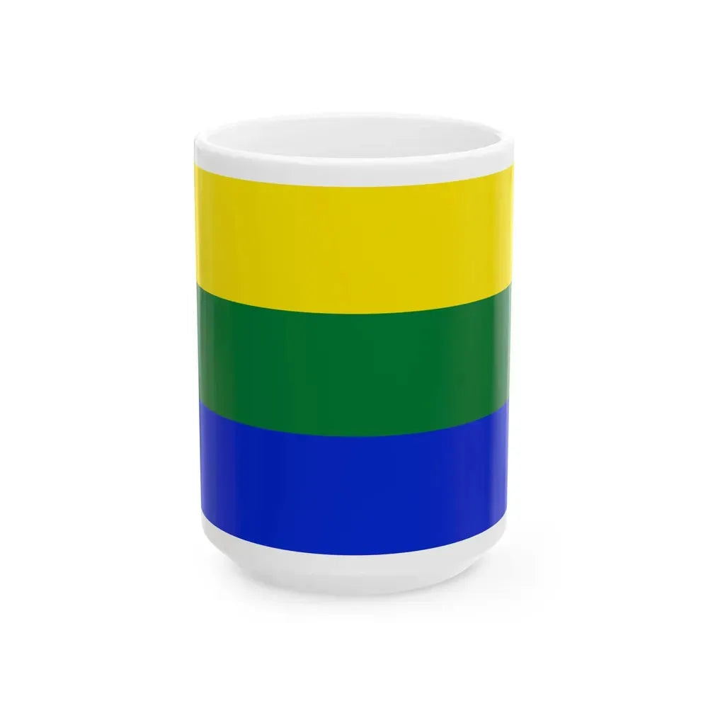 Flag of Arani Bolivia (Bolivia) White Coffee Mug 15oz - Go Mug Yourself