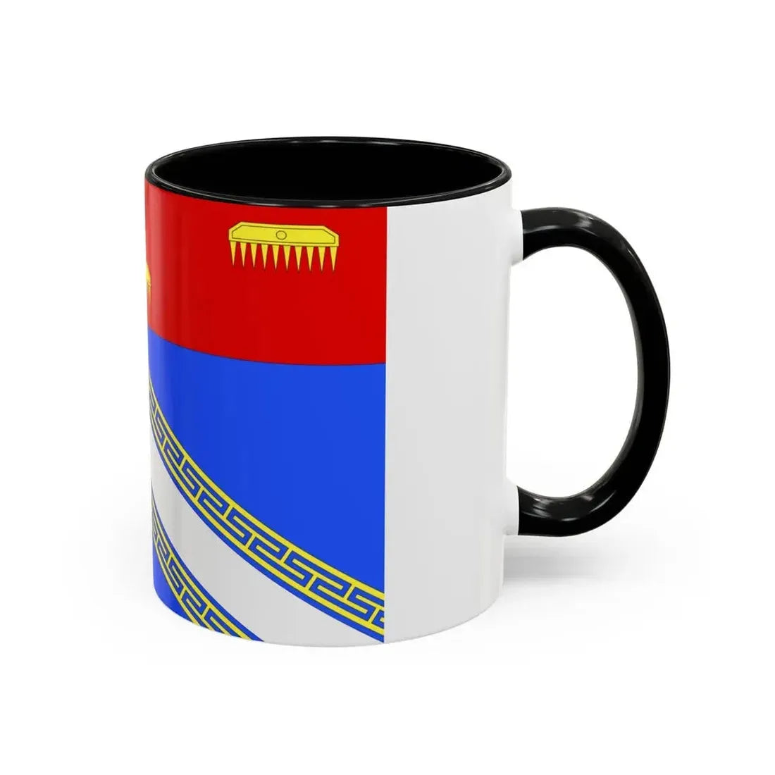 Flag of Ardennes France 2 - Accent Coffee Mug - Go Mug Yourself