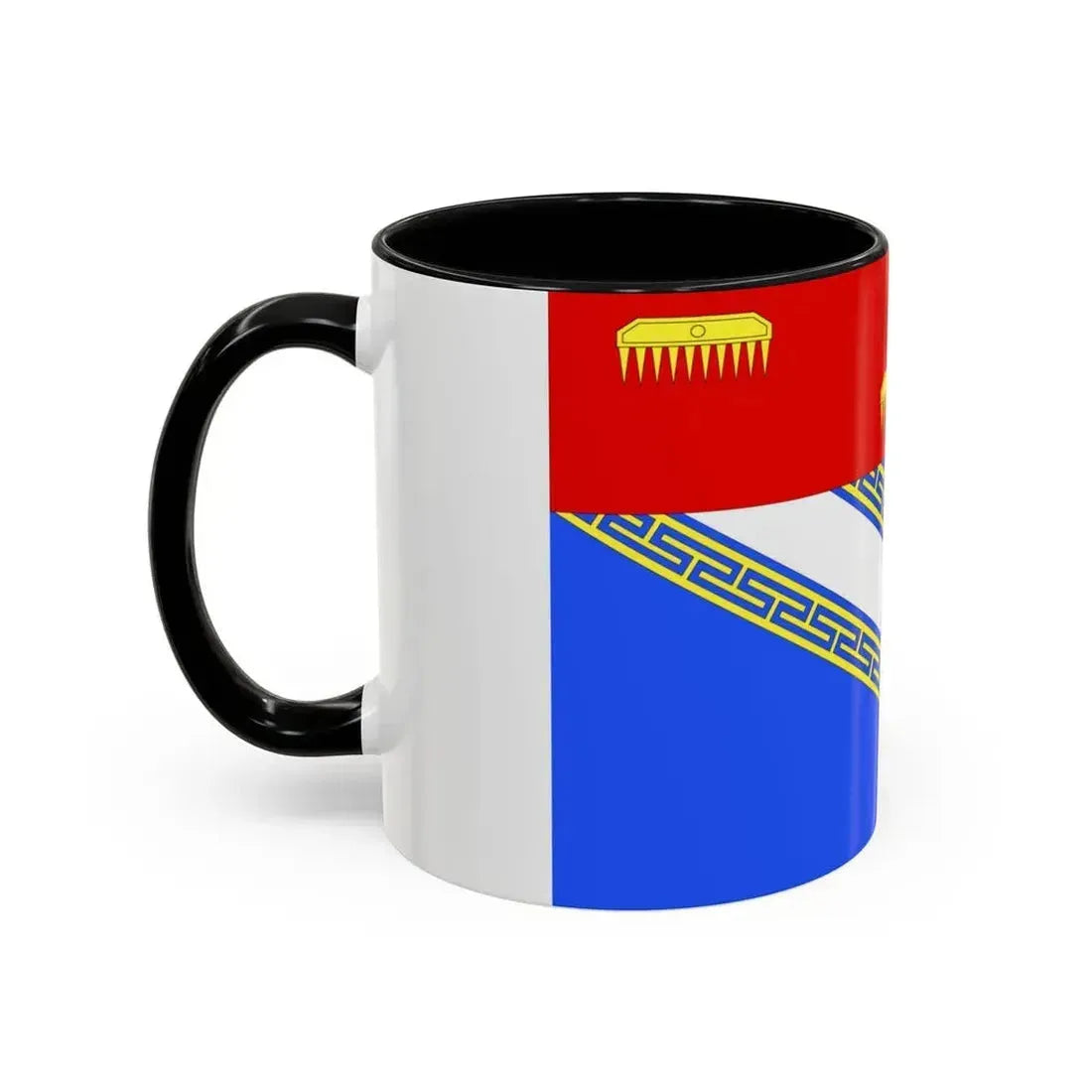 Flag of Ardennes France 2 - Accent Coffee Mug - Go Mug Yourself