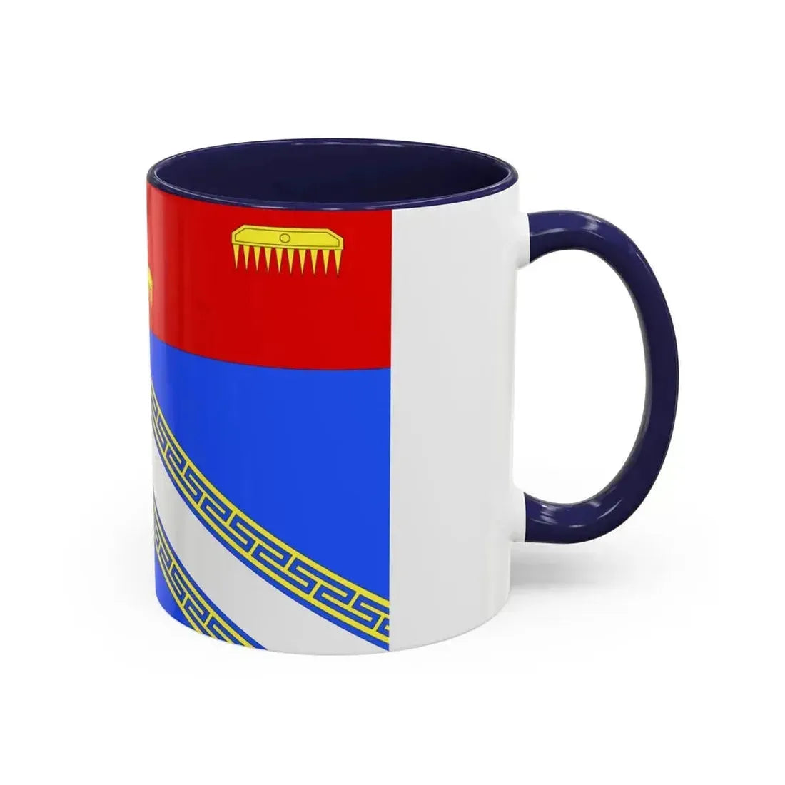 Flag of Ardennes France 2 - Accent Coffee Mug - Go Mug Yourself